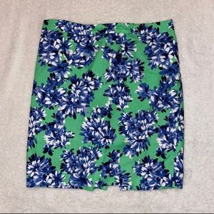 J. Crew “The Pencil Skirt” Size 12 100% Cotton